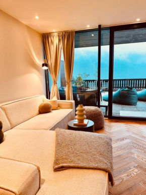 Das Alpenzeit Appartement mit Just Private Terrasse